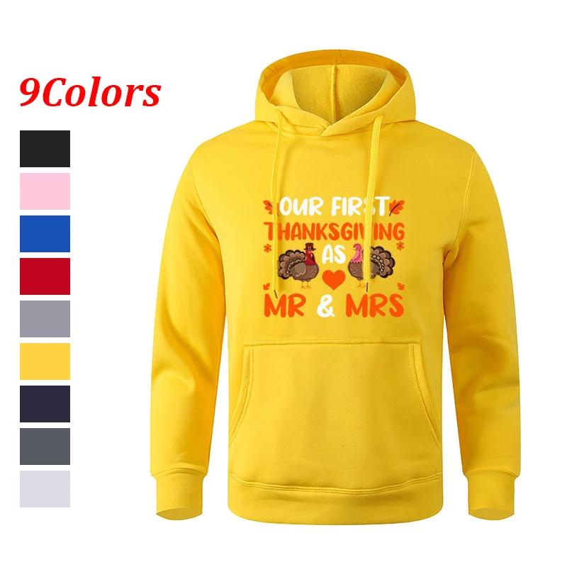 Autumn Hooded Sweatshirt Teens Long Sleeve Black Gray Sportswear Hoodie