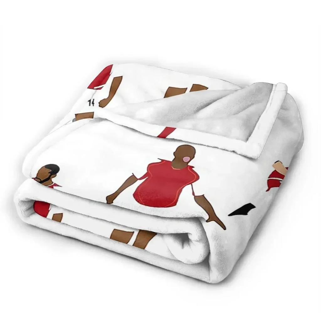 Arsenal Invincibles Minimalistische Kunst Decken Weiche Warme Flanelldecke Überwurfdecke Bezug für Bett Wohnzimmer Picknick Reise Zuhause Couch
