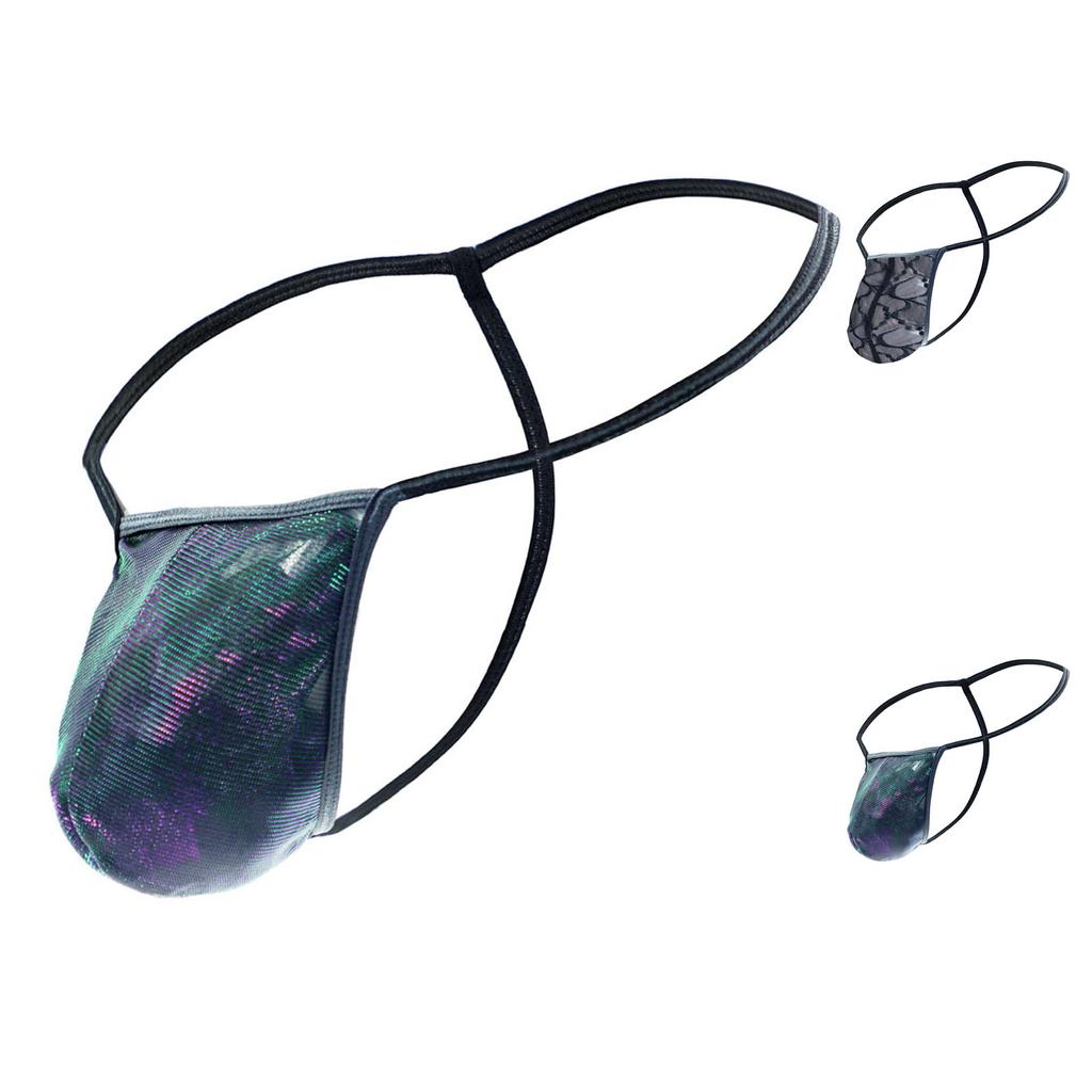 Cheap Men's Funny Thong T Pants Stretch Low Waist String Sexy Seamless Underwear Joom