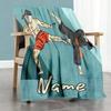 Discuss Personalized Text Blanket Throw Customizable Blanket Soft Warm Cozy Great for Picnics Home Decor Sofa Nap Ideal for All Seasons