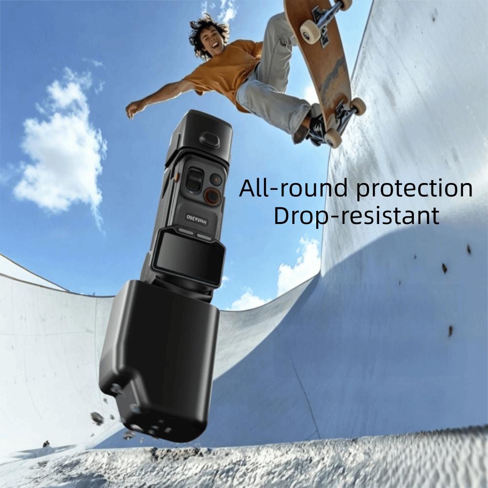 Anti-Slip Silicone Cover Base Case Anti-scratch All-inclusive Case for Insta360 Luna Ultra Travel