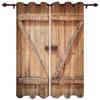 Houten Deur Textuur Vintage Gordijnen voor Slaapkamer Woonkamer Draperieën Keuken Kinderkamer Raamgordijn Moderne Huisdecoratie