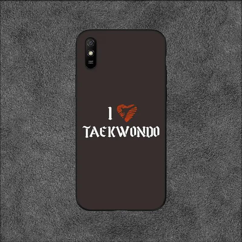 I Love Kungfu Taekwondo Phone Case For Xiaomi9 10 11PRO LITE Redmi NOTE7 8 9 10A PRO K40 Poco3 Shell