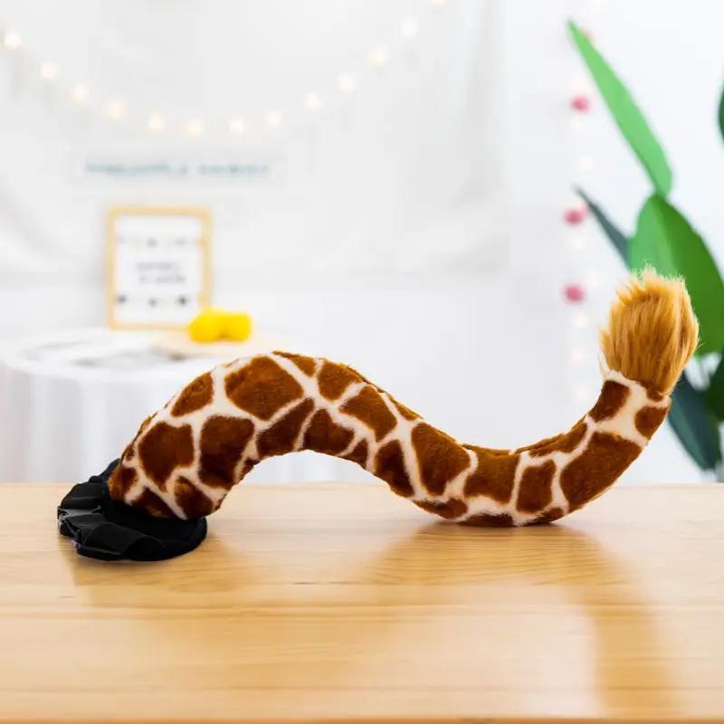 Tiger Beautiful Appendage Claws Giraffe Plushie Figure White Tiger Hair Band Gloves Show Props Gloves Level Zoo Present