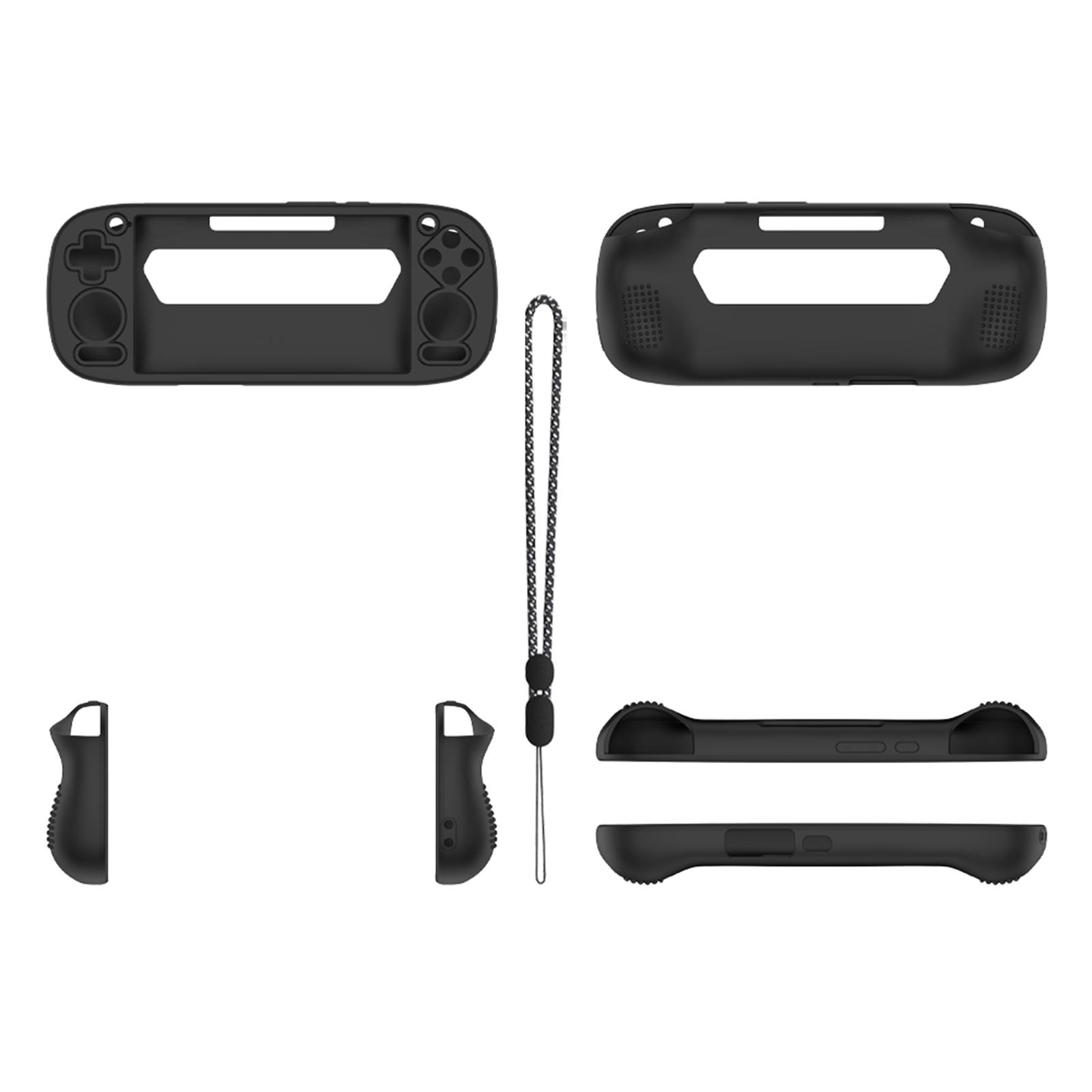 Silicone Case For Retroid Pocket 5 Handheld Game Console Cover Dustproof Shell Protective Shell Anti-Slip Grip Protective Case чёрный