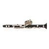 Oboe Brooch Pin Fashion Elegant Simulation Metal Musical Instrument Brooch with Red Velvet Lined Case
