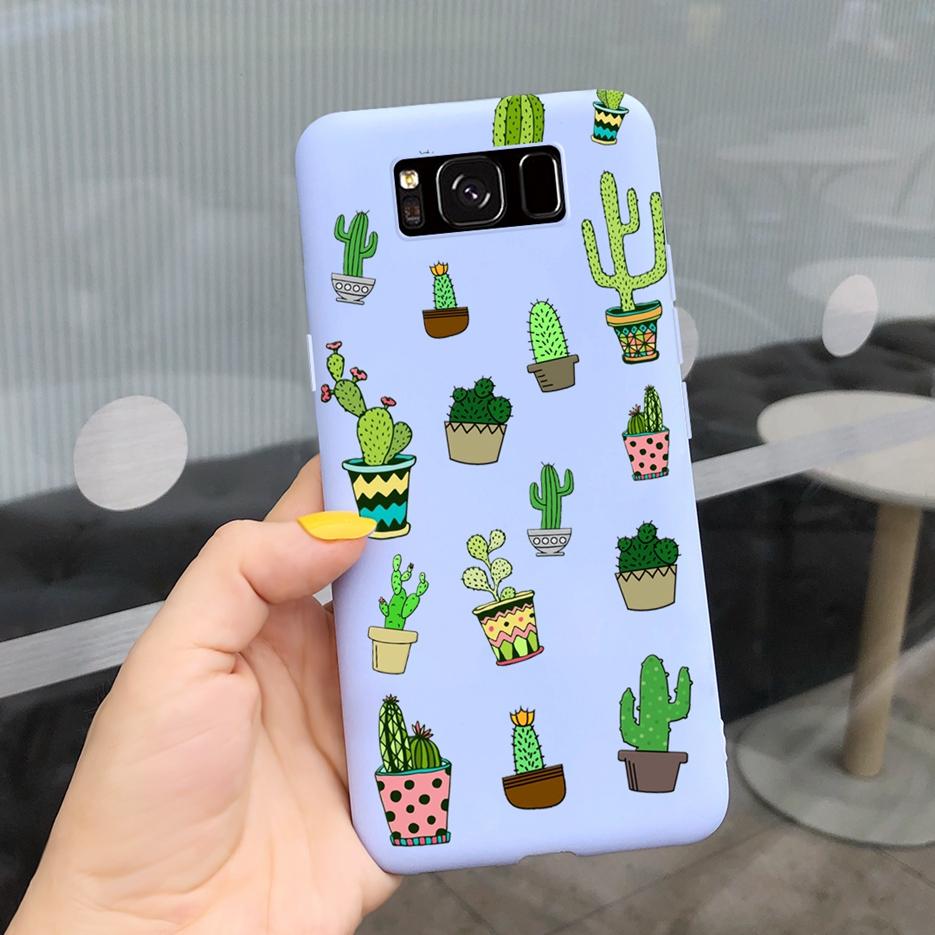 For Samsung Galaxy S8 Case Galaxy S8+ Cover Stylish Sunflower Pretty Girls Cover For Samsung S8 Plus GalaxyS8 S8+ Soft Bags Case