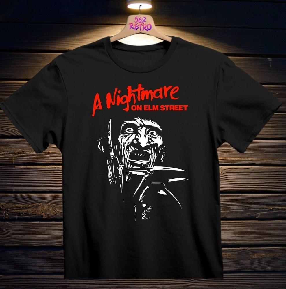 A Nightmare on Elm Street Horror Movie TShirt Black S3XL Freddy Krueger Unisex T-Shirt XXL