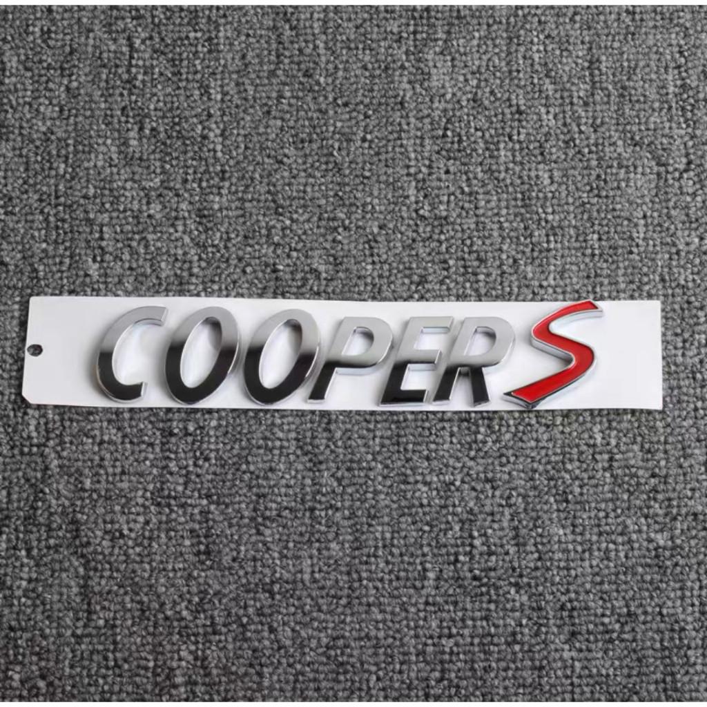 

MINI COOPER 3D ABS Cooper S Car Logo Letter emblem Rear Tail Box Label Four-Wheel Drive Sticker For BMW MINI COOPER