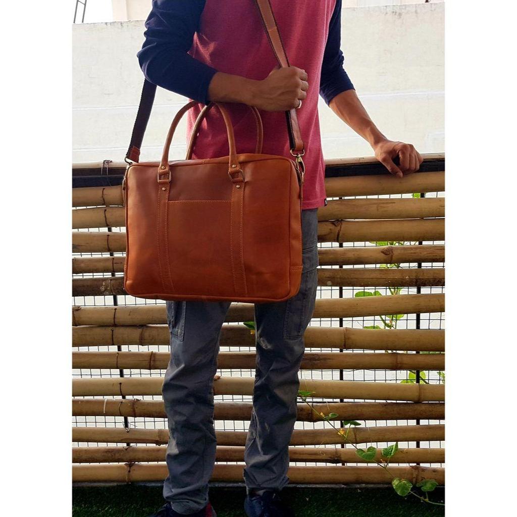 Mens Leather Messenger Bag Mens Leather Messenger Bag Briefcase Satchel Tablet Ipad Next Book Computer Laptop for Womens Day Gift