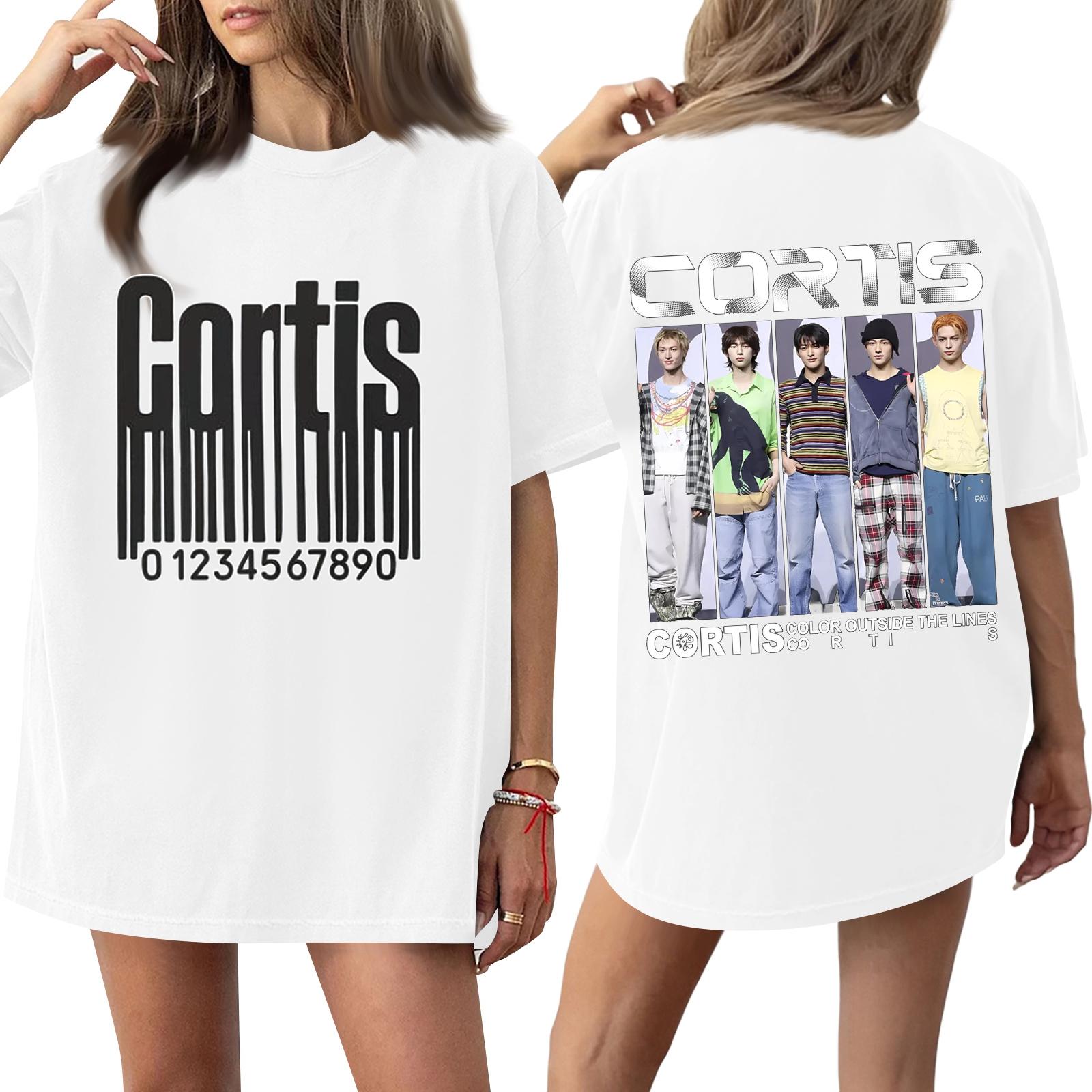 

Women s Casual Fashion Round Neck Casual Letter Print Short Sleeve T-Shirt Top XL білий