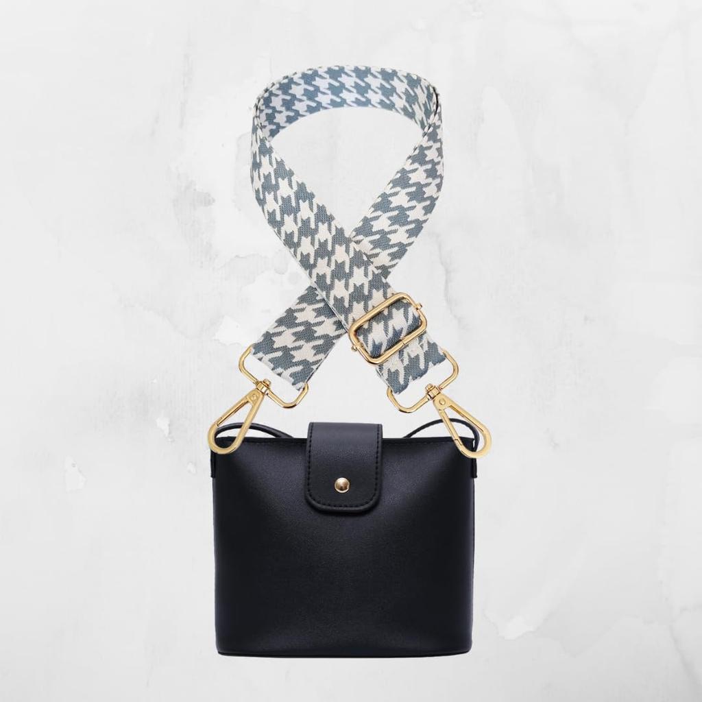 Purroo Adjustable Thick Shoulder Strap for Attaches Single Replacement Shoulder Strap Bags, Strap, (Gray)