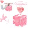 Paper Valentine's Day Cash Pull Box Love Heart Birthday Cash Gift  Birthday Gift Idea