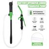 Battery Powered Oil Pump 3 GPM Portable Liquid Transfer Pump with Powerful Suction