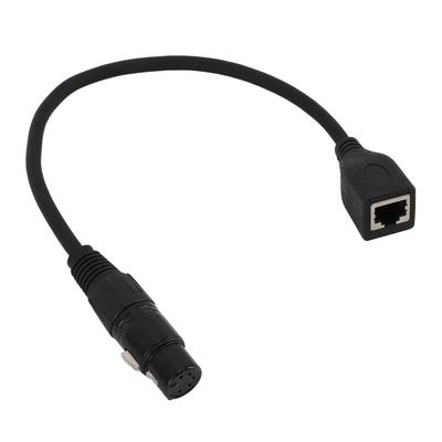 5-Pin XLR auf RJ45 Kabel Buchse zu Buchse Plug-and-Play DMX-Kabel für DMX CON Serie Bühnenaufnahme
