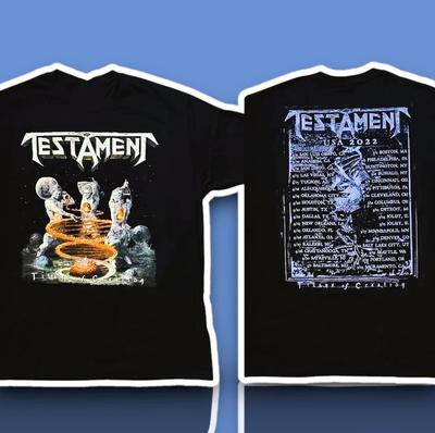Testament – Band Tour 2022: Classic Extreme Metal T-Shirt (Graphic)