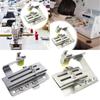 Steel Pleating Tool For Efficient Fabric Gathering On Home Sewing Machines
