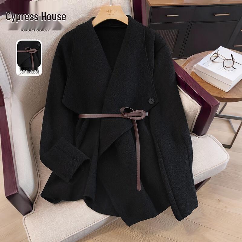 Women's Elegant Lapel Loose Fit Winter Coat