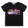 Rainbow Rangers Cartoon Cotton T-shirts Funny Cute Baby Girls Clothes Summer Short Sleeve Children T Shirt New Sweet Design Tops