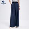 Navigare Women's Old Money Style Wide-Leg Casual Pants