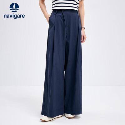 Women's Old Money Style Wide-Leg Casual Pants