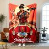 Scarface  Soft and comfortable flannel Suitable for sofas living rooms outdoor camping travel and also makes a great anniversary gif