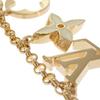 Louis Vuitton M01413 Monogram Bag Charm Gold/pink Metal Women