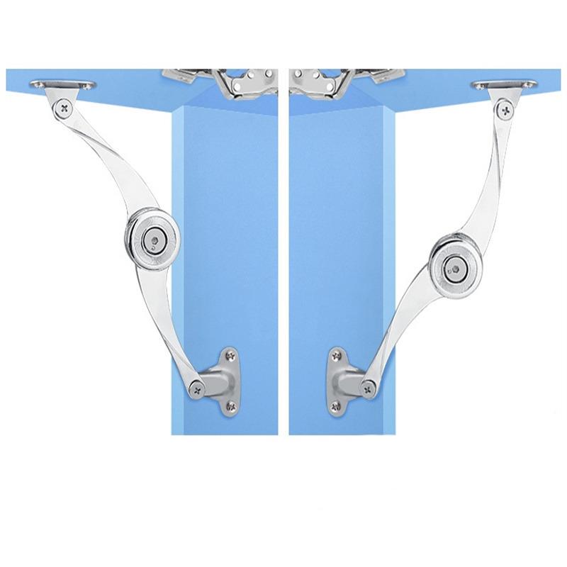 Hydraulic Randomly Stop Hinges Kitchen Cabinet Door Adjustable Polish Hinge Furniture Lift Up Flap Stay Support Hardware