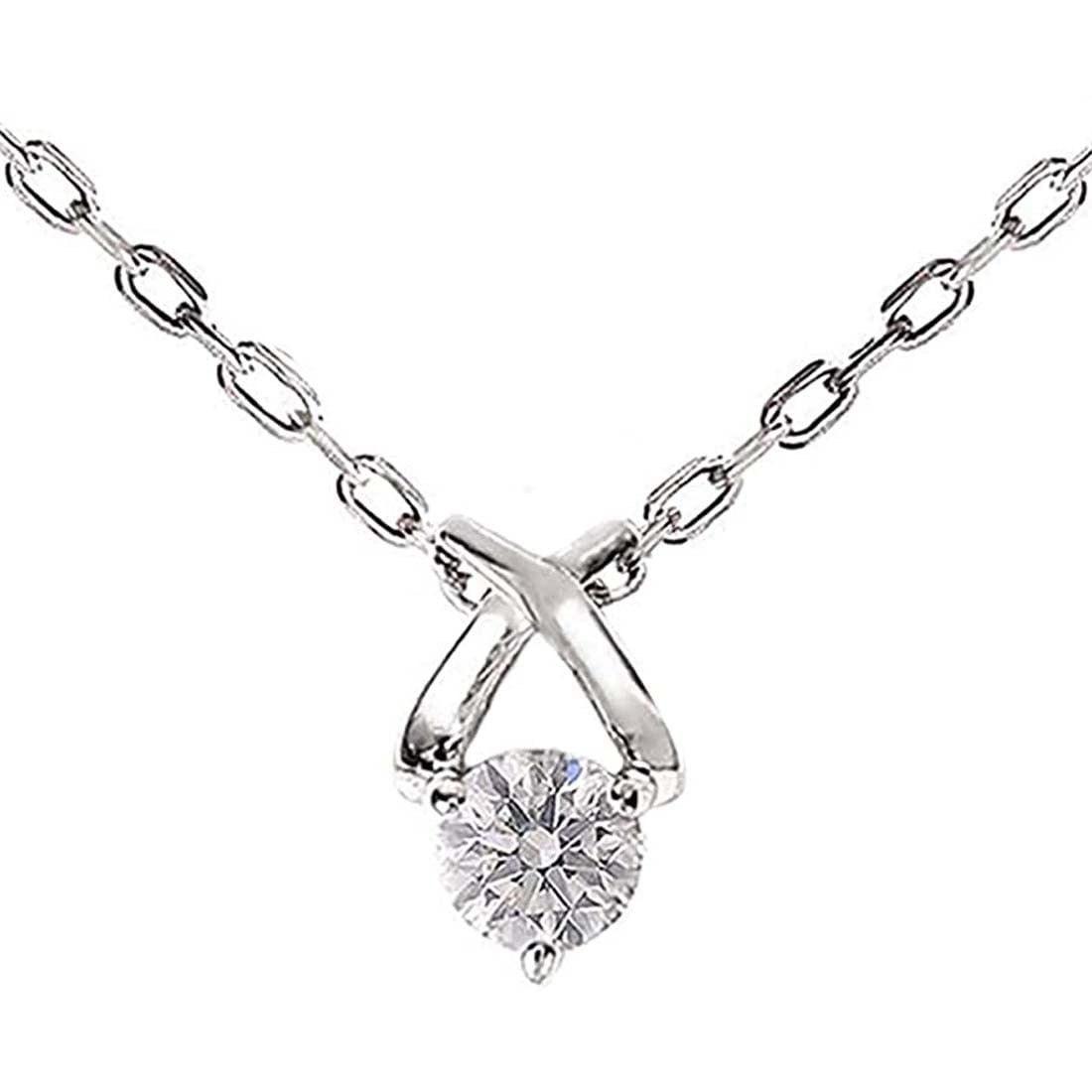 

Діамантове намисто Popular Simple Azuki Chain Box [Diamond Lab] Жіноче 0,20 карата [Подарунковий набір]