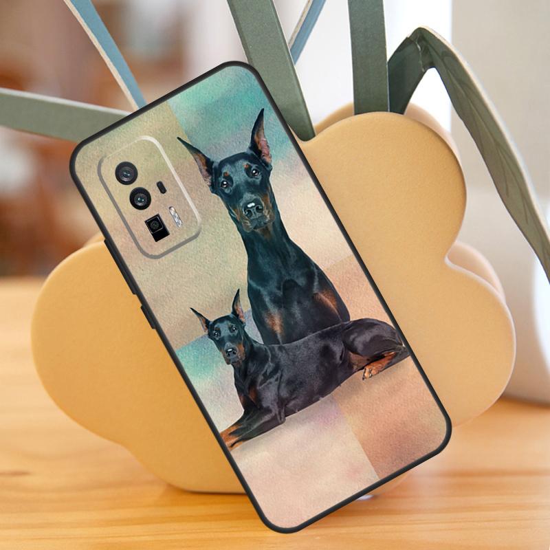 Doberman Dog Case For Xiaomi 14 13 Ultra 11T 12T 13T Pro 12 Lite POCO F6 F5 X6 M6 Pro X5 X3 F3 M5s Cover