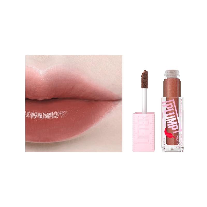 Увлажняющий блеск для губ Maybelline Easy Color с эффектом увеличения губ - Какао Зинг коричневый