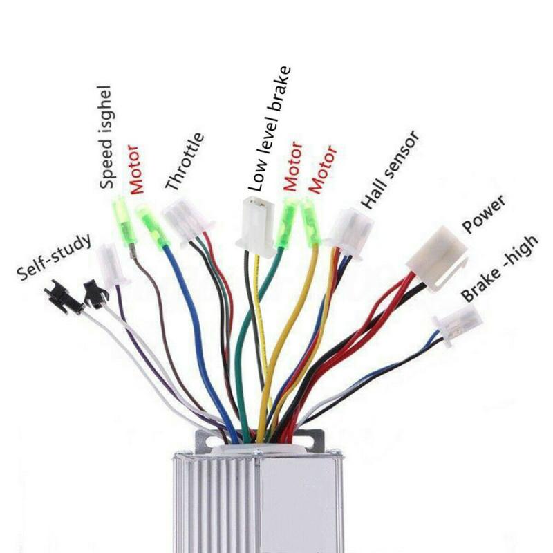 New 36/48V 350W Brushless Speed Controller for Scooter E-bike Electric Bicycle Motor