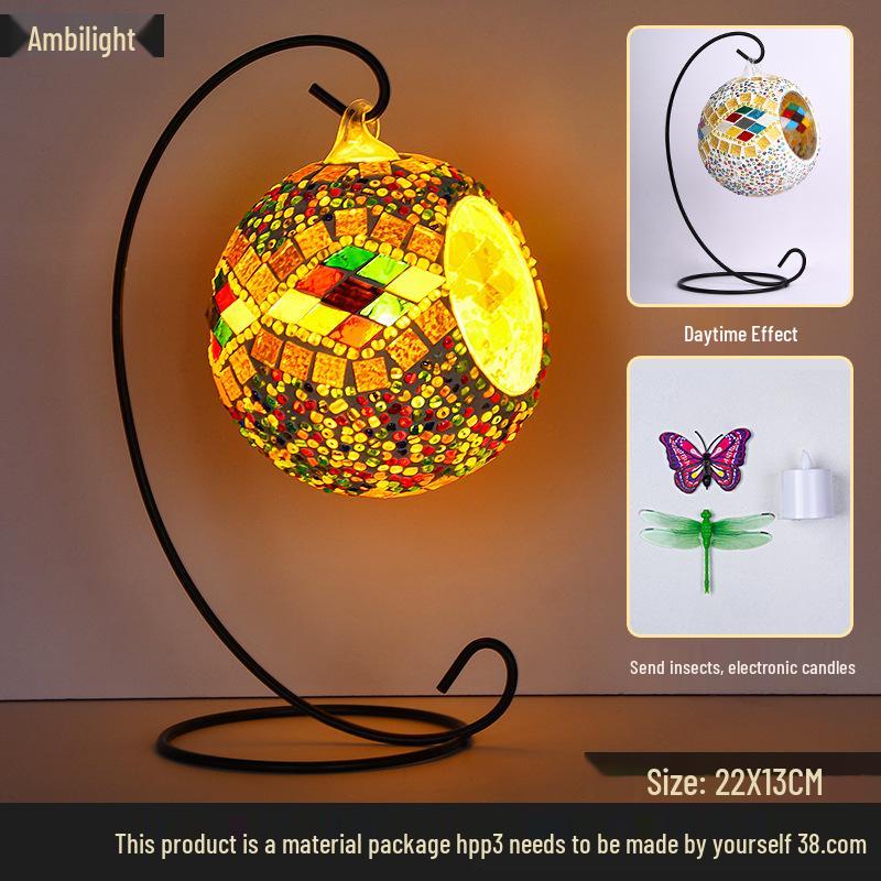 DIY New Year's Day Hanging Candlestick Mosaic Kit – Creative Parent-Child Project & Team Building Ornament