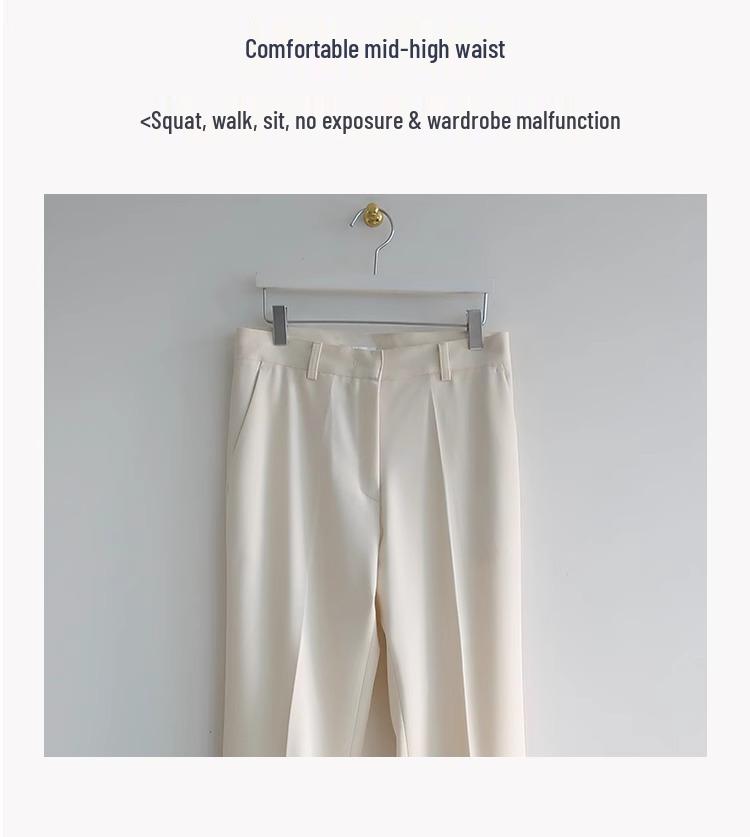 High-Waisted Women's Petite Flare Pants - Autumn/Winter 2024 Collection