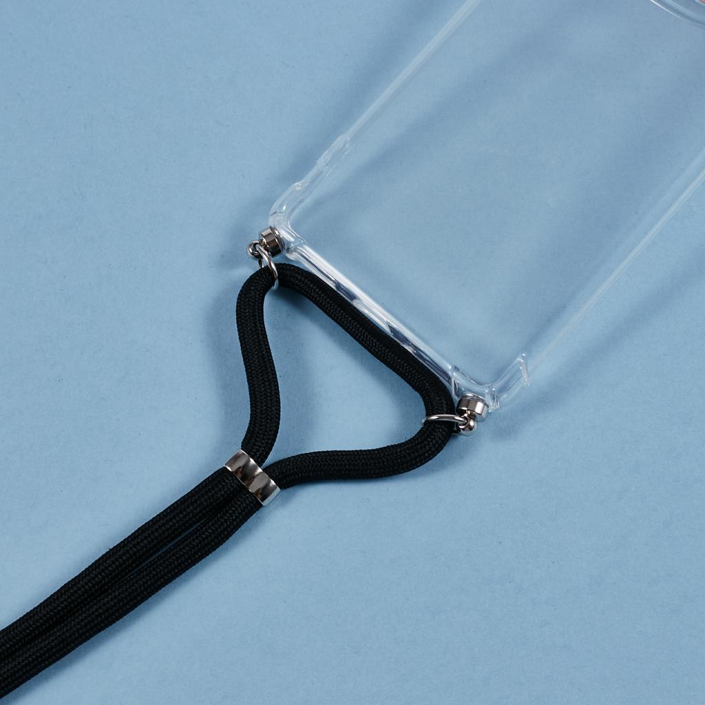 For Xiaomi Redmi Note 14 Pro 5G/Poco X7 5G Case Reinforced Corner TPU Clear Phone Cover with Lanyard