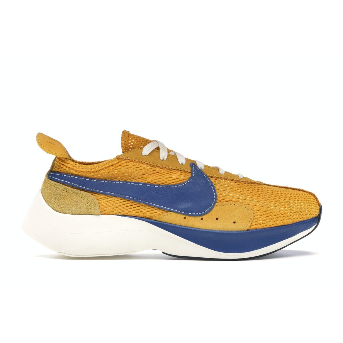 

Кроссовки унисекс Nike Moon Racer QS желто-охристые Gym-Blue-Sail BV7779-700
