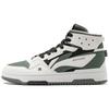 Li Ning Mountain Origin 2.0 Rutschfest Abriebfest High-Top Skateboard-Schuhe Herren Weiß Grün AGCT291-2