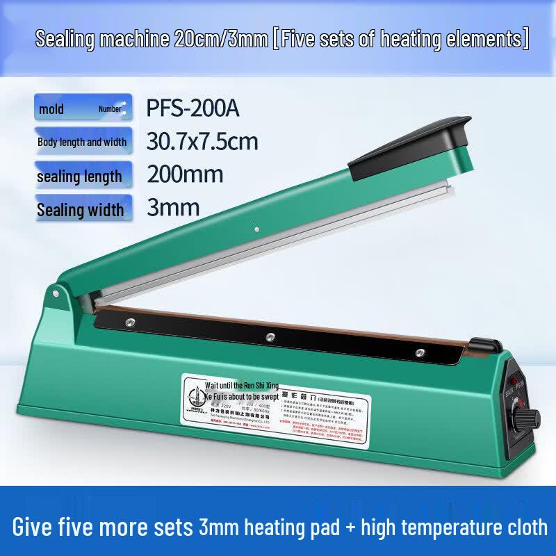 Qiwai Portable Hand-Press Bag Sealer and Cutter