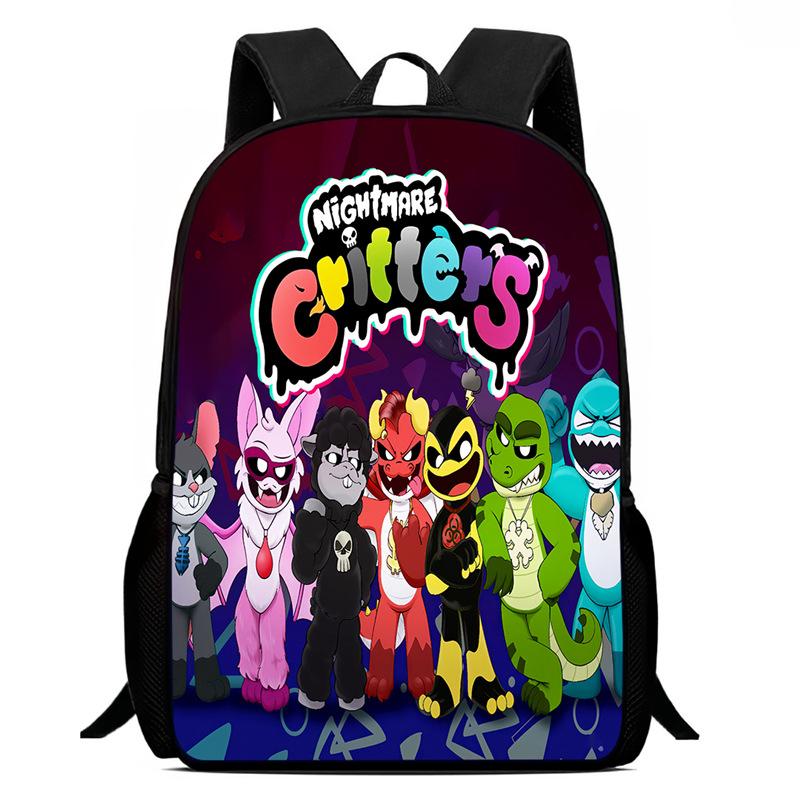 Lachende Crittersnig Htmare Peripherie Anime Rucksack Herren- Und Damen-Schultaschen