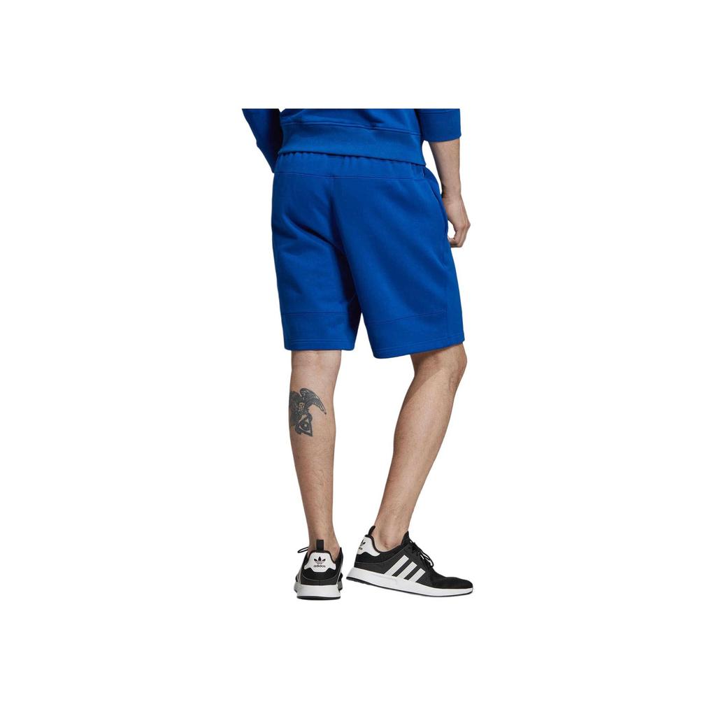 Adidas Originals Lace-Up Moisture-Wicking Breathable Stylish Five-Point Casual Shorts Men Shorts Blue FK3239