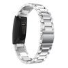 Three Beads Stainless Steel Watch Strap with Folding Clasp for Fitbit Inspire/Inspire HR