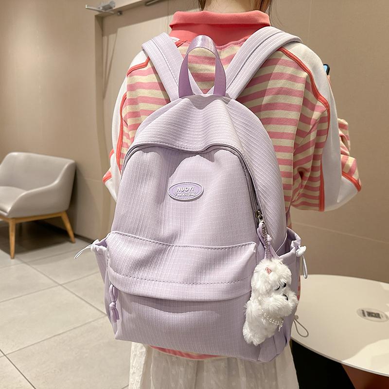 Plecak damski dla uczniów szkół średnich, lekki, szkolny, duża pojemność, torba na komputer