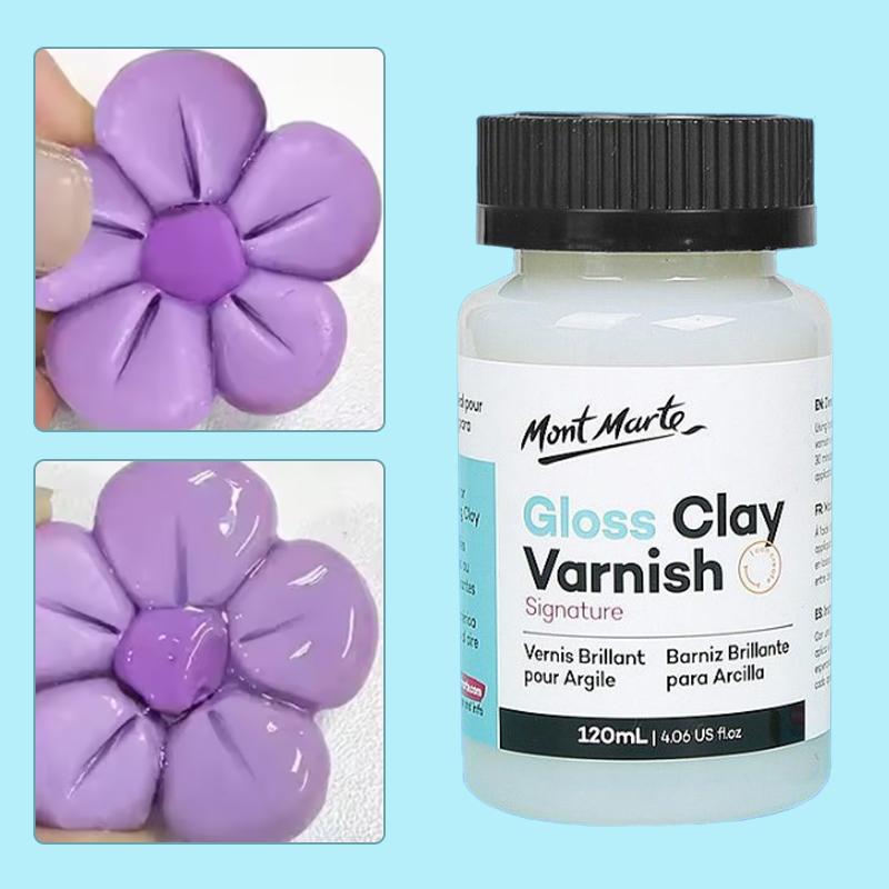 High Gloss Varnish 10/60/120ml Long-Lasting Glossy Gloss Varnish For Air Dry Clay Stone Polishing Oil Painting Wood Maintenance