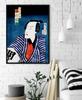 Plakat samuraj ronin japońskie plakaty w czarnej ramce