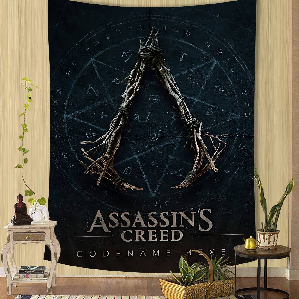 AAssassins CCreedes Cartoon Tapestry Wall Hanging Decoration Household Home Decor