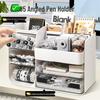 Desktop Organizer Box with Pen Holder and Drawers