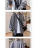 Men's Striped Cardigan Sweater: Casual Knitwear Jacket with High-End Feel for Autumn/Winter.