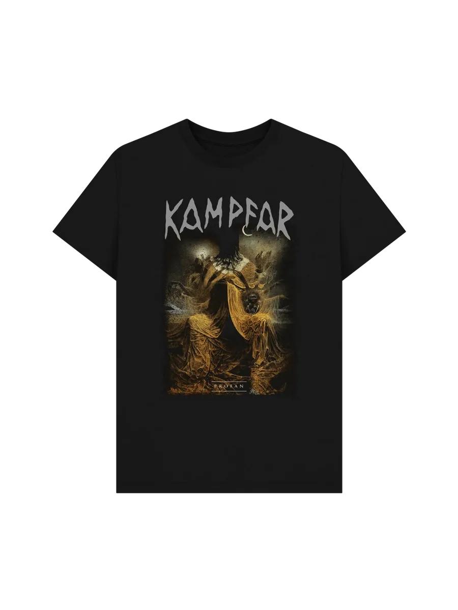 Men s Kampfar Graphic T-Shirt, 100% Cotton Crew Neck Short Sleeve Tee, Casual Summer Top for Daily Wear and Gift S