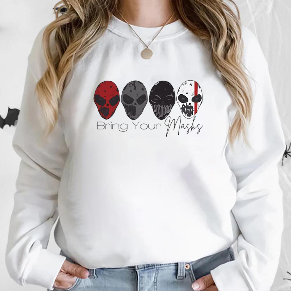Bluza Bring Your Masks Bluza z serii Devils Night Bluza Penelope Douglas Bluza z czterema jeźdźcami Bluza Bookish