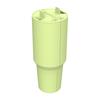 Silicone 2-in-1 Cup Liner for 40 Oz Cup Creative Drink Separator Stylish Emerald Design Food-Grade Reusable Liner for Party
